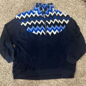 NWT Aerie Sherpa top pull over size large